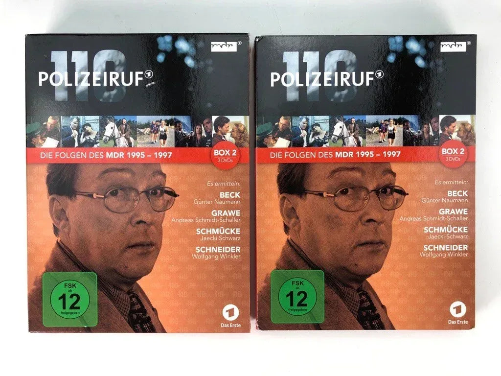 Polizeiruf 110 - MDR Box 2 (3 DVDs) | Günter Naumann Jaecki Schwarz und Andrea - vintbooks